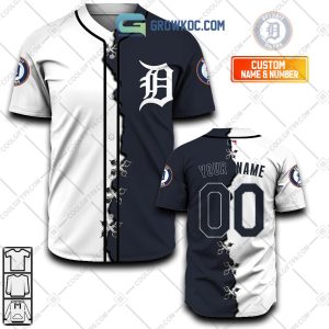 Detroit Tigers MLB Personalized Mix Baseball Jersey