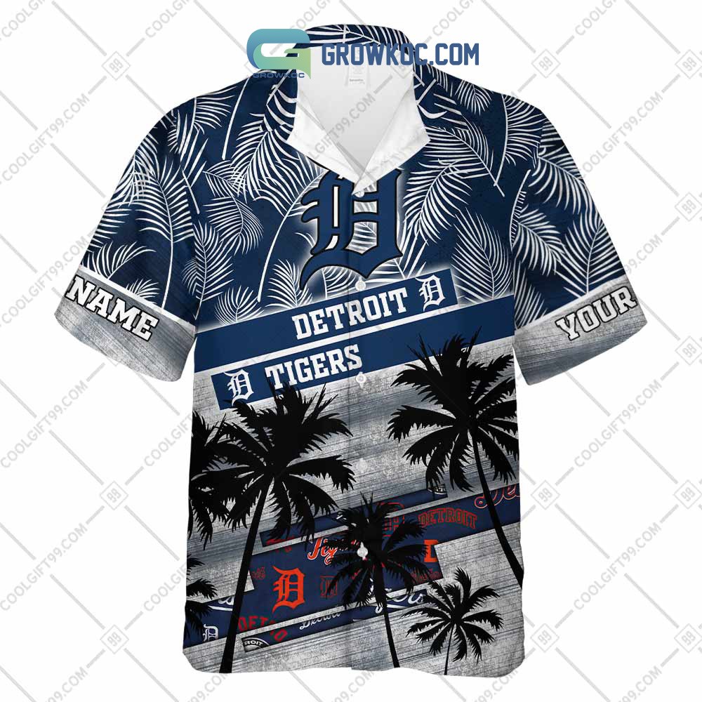 SALE] Personalized MLB Detroit Tigers Palm Tree Style Hawaiian