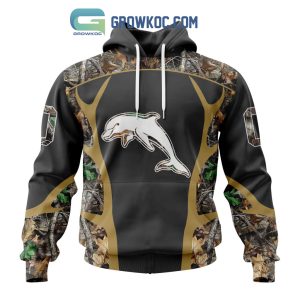 Dolphins NRL Special Camo Hunting Personalized Hoodie T Shirt