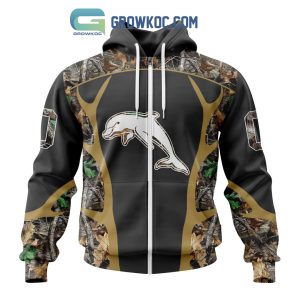 Dolphins NRL Special Camo Hunting Personalized Hoodie T Shirt