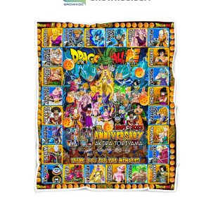 Dragonball Super 39th Anniversary 1984 2023 Akira Toriyama Memories Fleece Blanket Quilt