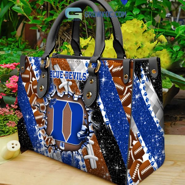 Duke Blue Devils Personalized Diamond Design Women Handbags and Woman Purse Wallet