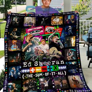 Ed Sheeran The Sum Of It All Fleece Blanket Quilt