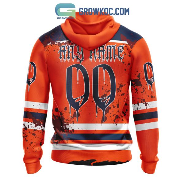 Edmonton Oilers NHL Special Design Jersey With Your Ribs For Halloween Hoodie T Shirt