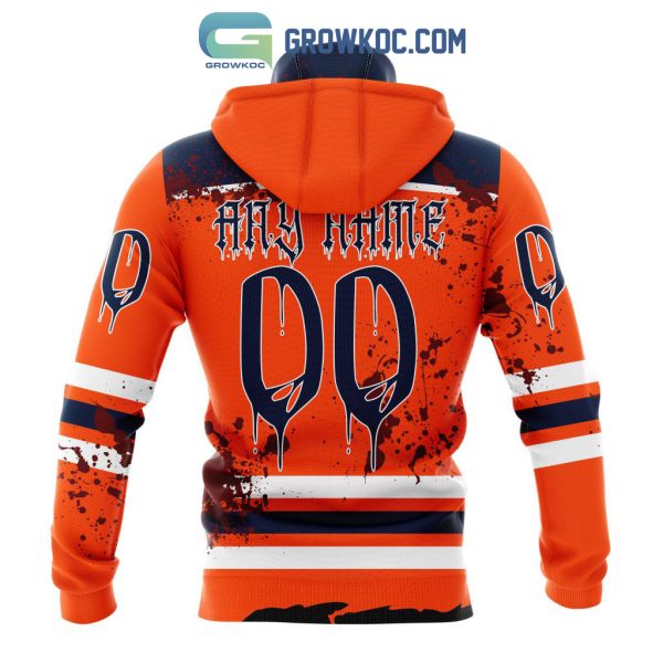 Edmonton Oilers NHL Special Design Jersey With Your Ribs For Halloween Hoodie T Shirt