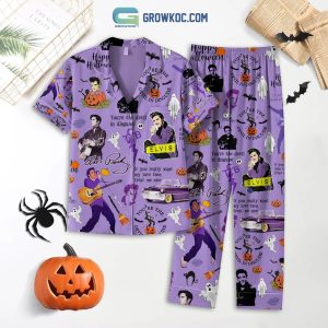 Elvis Presley You're The Devil In Disguise Happy Halloween Pajamas Set