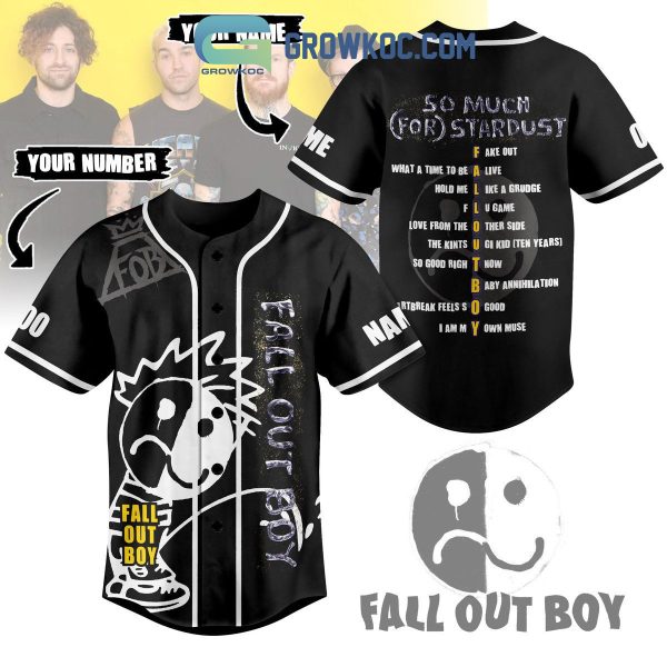 Fall Out Boy So Much For Stardust Personalized Baseball Jersey