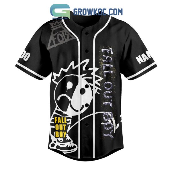 Fall Out Boy So Much For Stardust Personalized Baseball Jersey