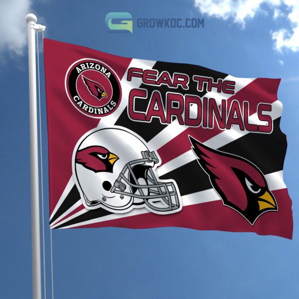 Fear The Arizona Cardinals NFL House Garden Flag