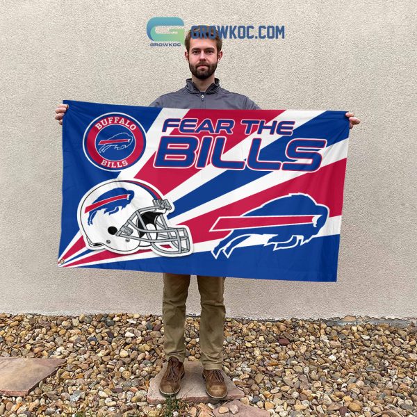 Fear The Buffalo Bills NFL House Garden Flag