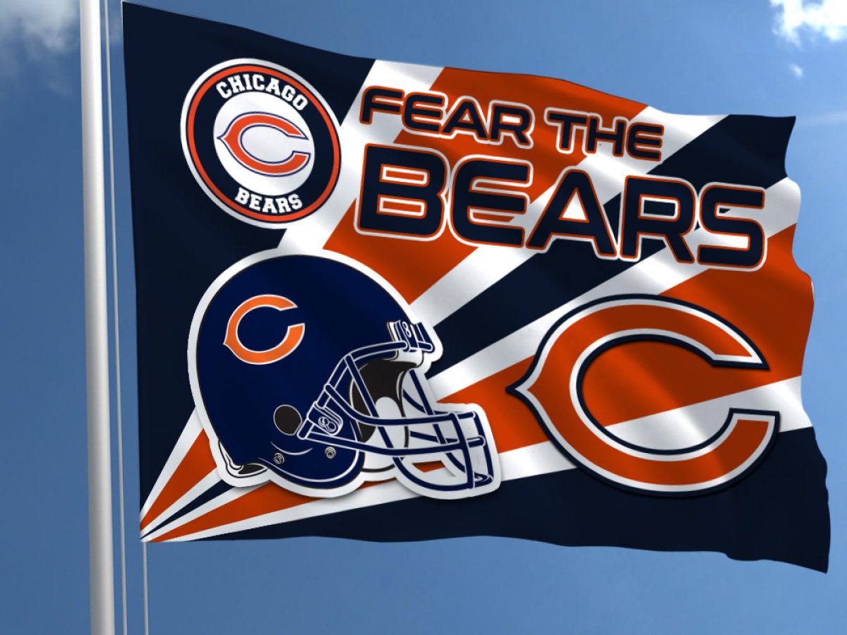 : NFL Chicago Bears Garden Flag : Sports Fan Outdoor Flags :  Sports & Outdoors