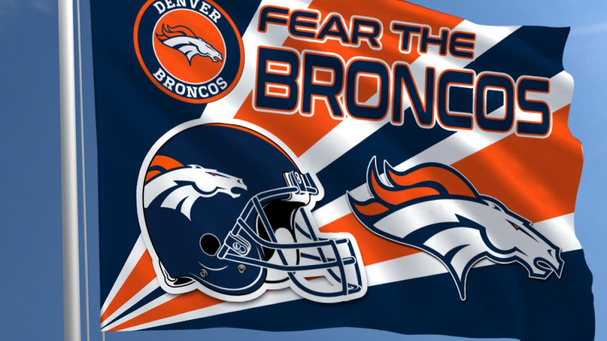 Fear The Denver Broncos NFL House Garden Flag - Growkoc