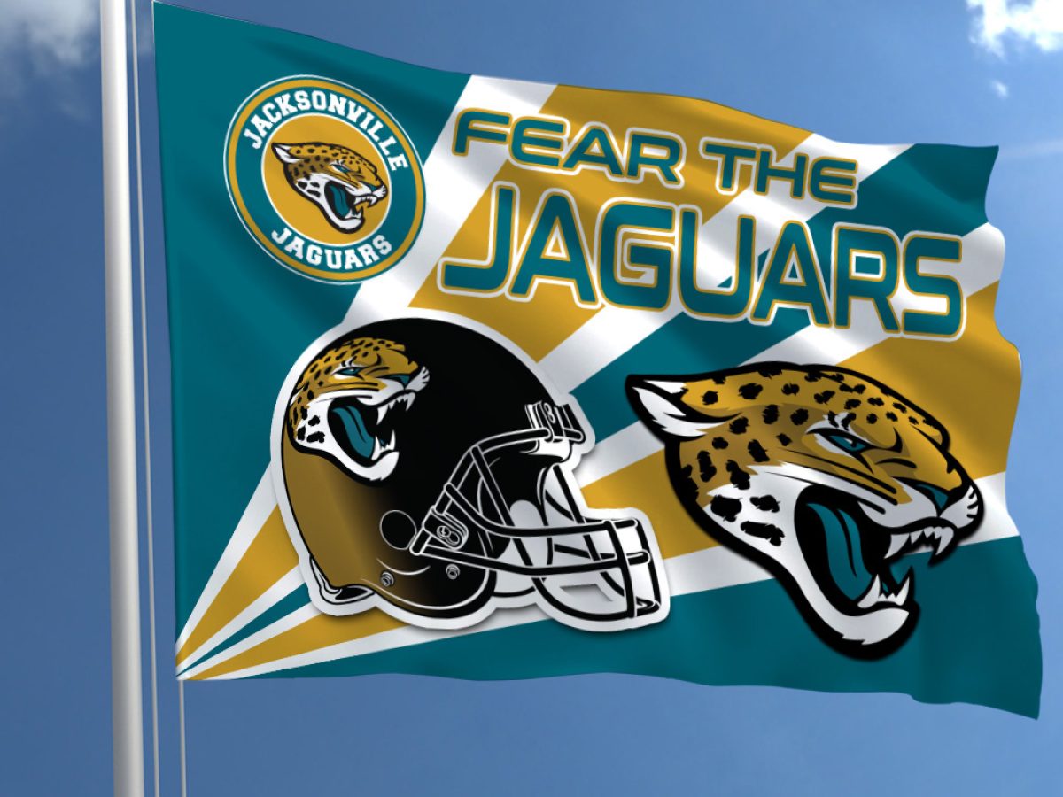 Jacksonville Jaguars Flag - Vertical 27X37 Outdoor House Flag