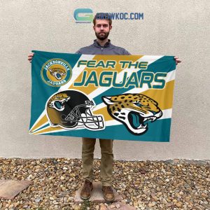 Fear The Jacksonville Jaguars NFL House Garden Flag