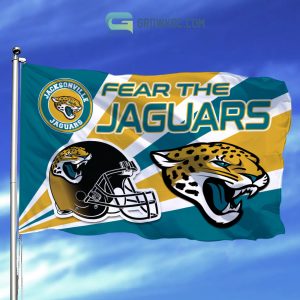 Jacksonville Jaguars NFL Logo Flag - Teal