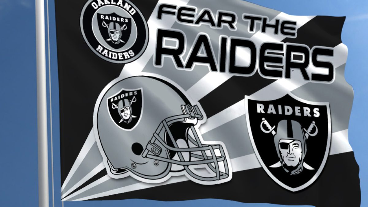 Las Vegas Raiders Slogan NFL Licensed Garden Flag 