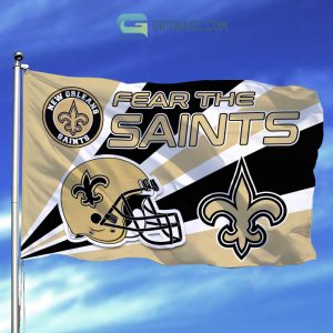 Fear The New Orleans Saints NFL House Garden Flag