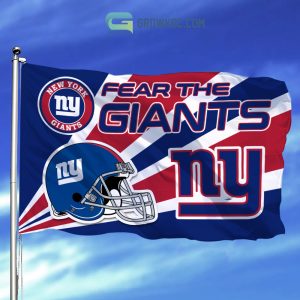 Fear The New York Giants NFL House Garden Flag