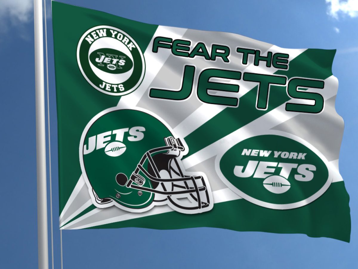 : New York Jets New Logo Double Sided House Banner Flag : Sports  & Outdoors