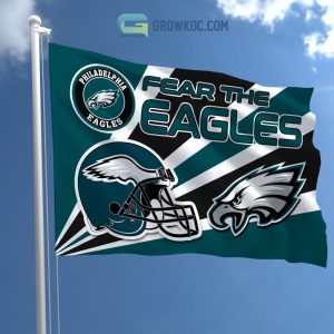 Fear The Philadelphia Eagles NFL House Garden Flag