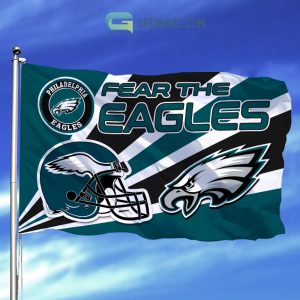 Fear The Philadelphia Eagles NFL House Garden Flag
