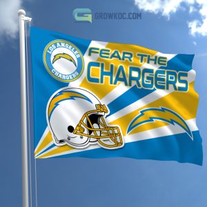 Fear The San Diego Chargers NFL House Garden Flag