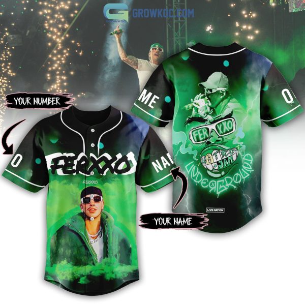 Ferxxo Nitro Jam Underground Personalized Baseball Jersey