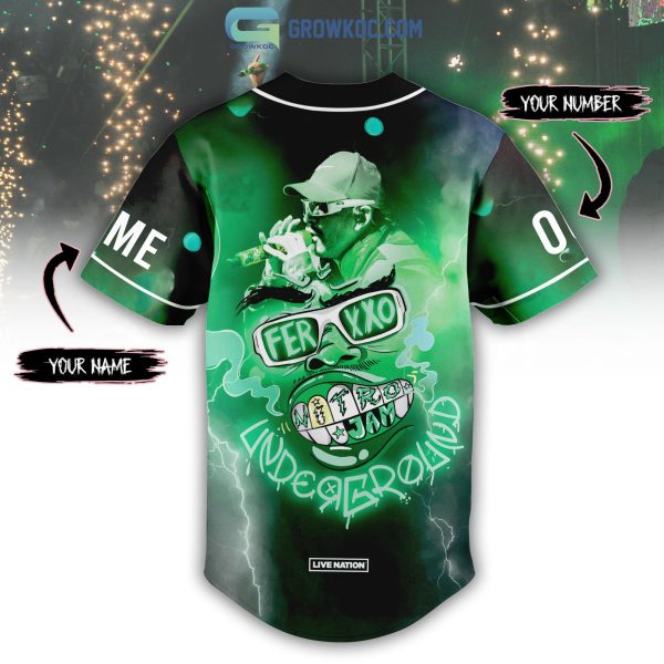 Ferxxo Nitro Jam Underground Personalized Baseball Jersey