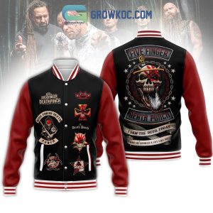 Five Finger Death Punch I Saw The Devil Today And He Looked A Lot Like Me Baseball Jacket