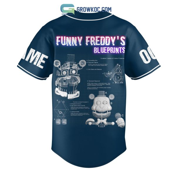 Five Night At Freddy’s You’re Over There So Somewhere Funtime I Know Personalized Baseball Jersey