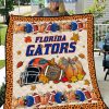 Florida State Seminoles NCAA Football Welcome Fall Pumpkin Halloween Fleece Blanket Quilt
