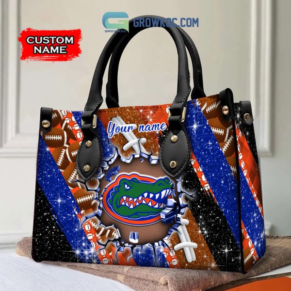 Florida Gators Personalized Diamond Design Women Handbags and Woman Purse Wallet