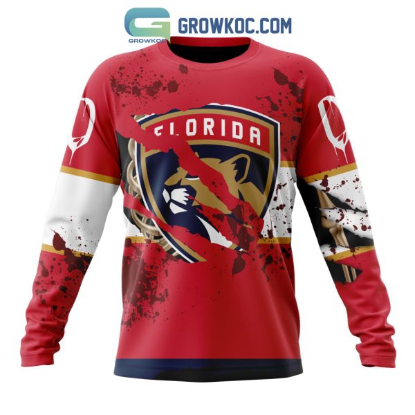 Florida Panthers NHL Special Design Jersey With Your Ribs For Halloween Hoodie T Shirt