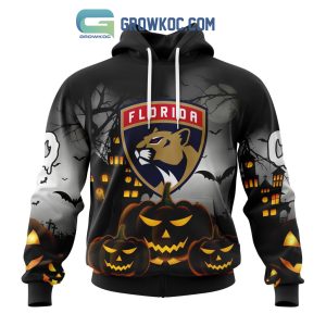 Florida Panthers NHL Special Pumpkin Halloween Night Hoodie T Shirt
