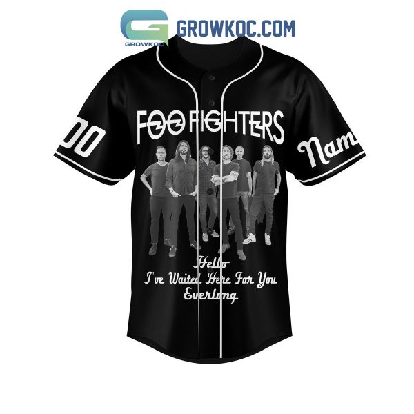 Foo Fighters 2023 Tour I’ve Waited Here For You Everlong Personalized Baseball Jersey