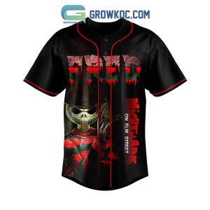 Fred Nightmare On Elm Street Jack Skellington Custom Baseball Jersey
