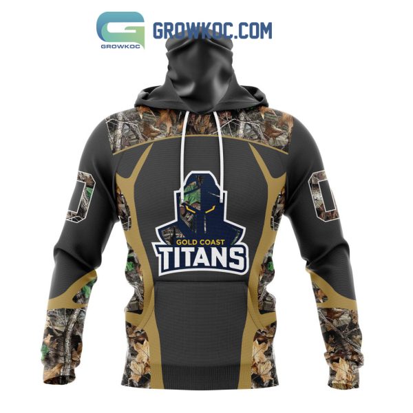 Gold Coast Titans NRL Special Camo Hunting Personalized Hoodie T Shirt