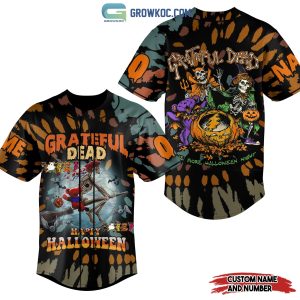 Grateful Dead Happy Halloween One More Night Personalized Baseball Jersey