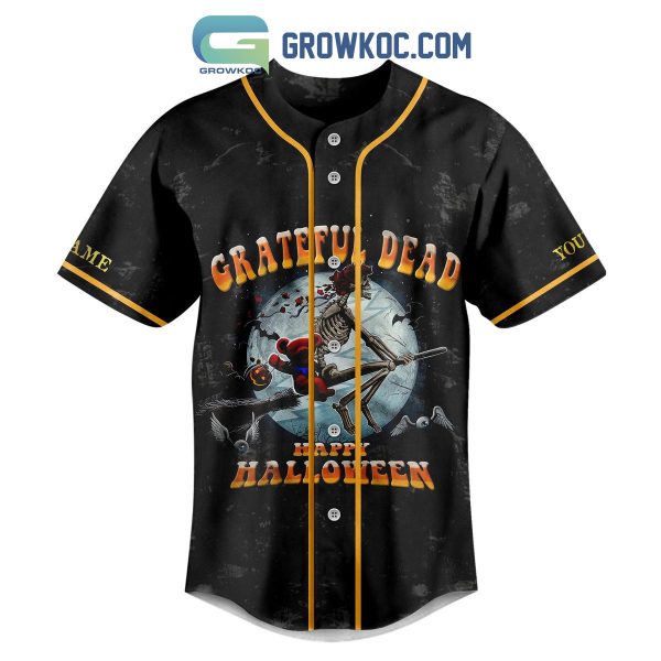 Grateful Dead Happy Halloween Personalized Baseball Jersey