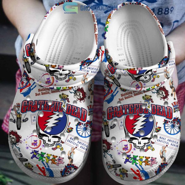 Grateful Dead Make American Grateful Again Clogs, Crocs