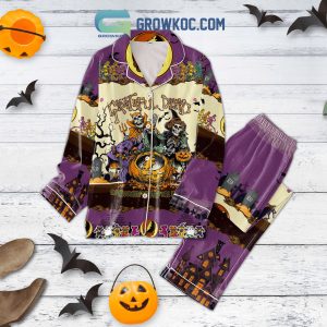 Grateful Dead On Halloween The Dead Will Rise Again Pajamas Set