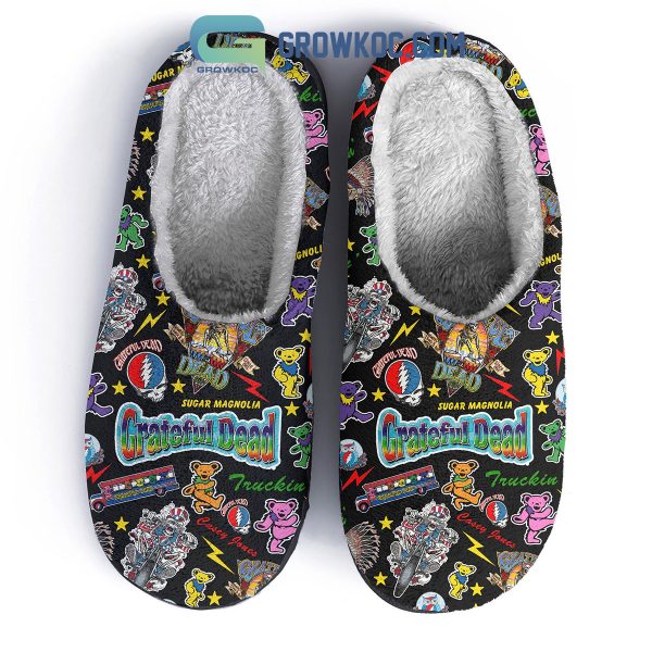 Grateful Dead Sugar Magnolia House Slippers