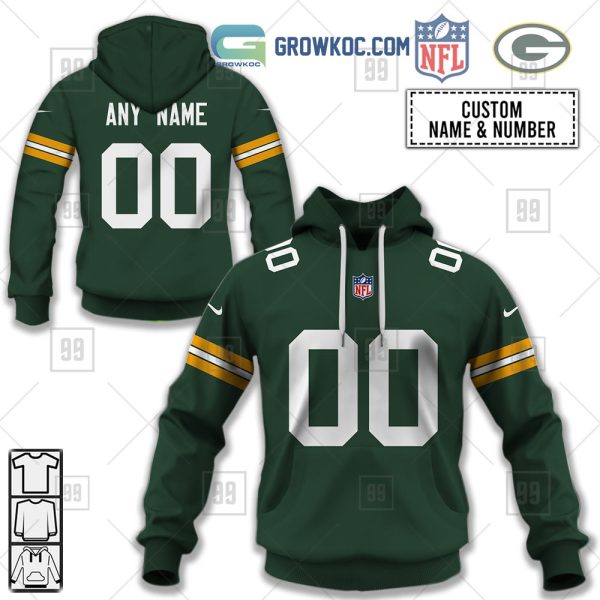 Green Bay Packers NFL Personalized Home Jersey Hoodie T Shirt