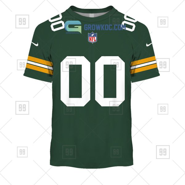 Green Bay Packers NFL Personalized Home Jersey Hoodie T Shirt