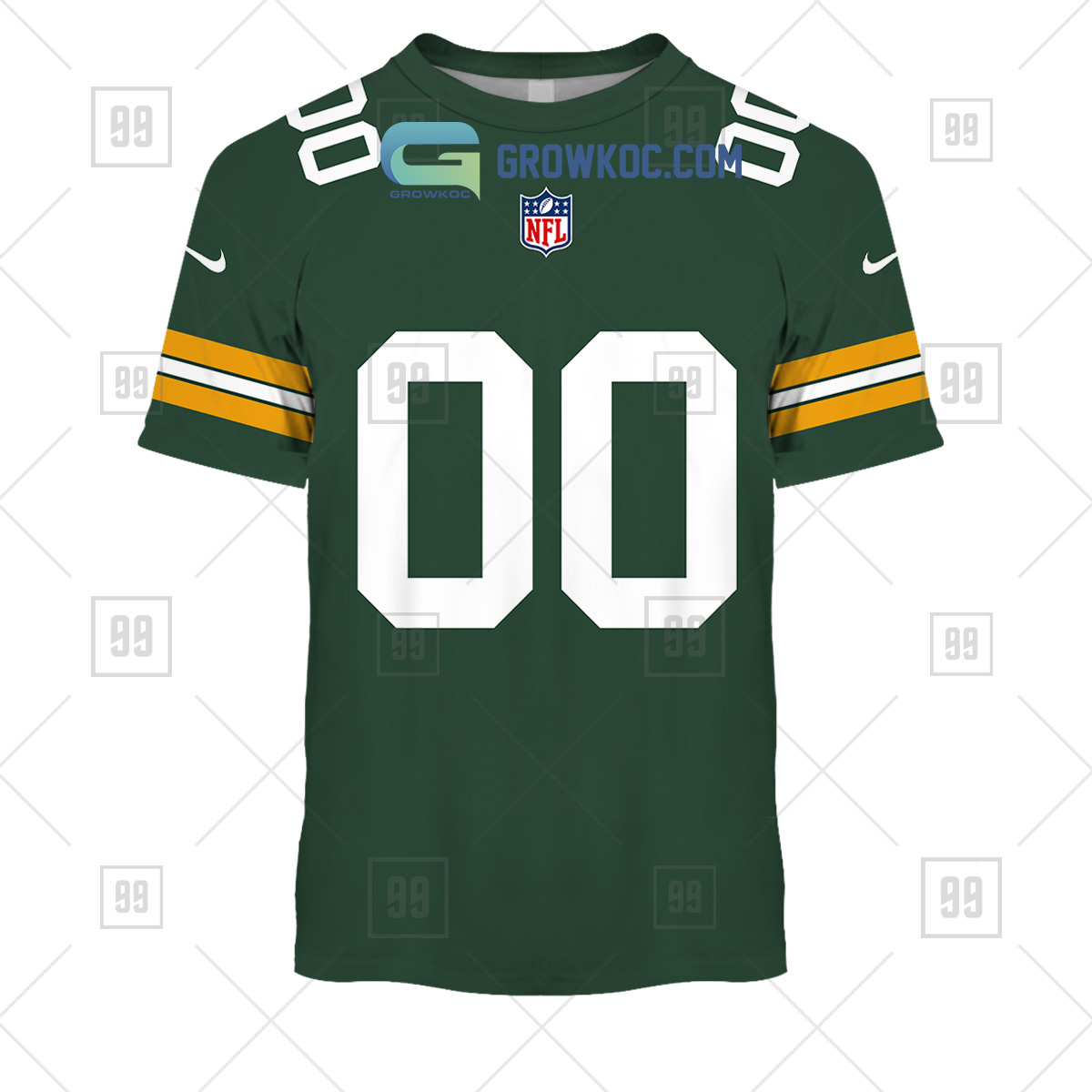 Green Bay Packers NFL Personalized Home Jersey Hoodie T Shirt - Growkoc