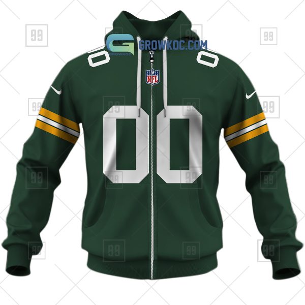 Green Bay Packers NFL Personalized Home Jersey Hoodie T Shirt