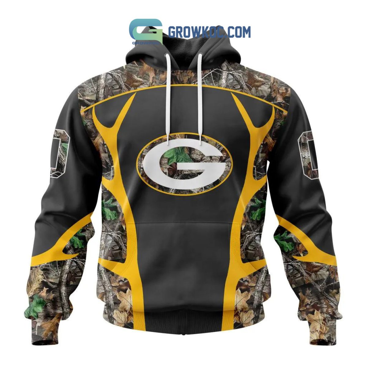 Green Bay Packers Hoodie  NFL Packers Yellow Bomber Hooded Jacket