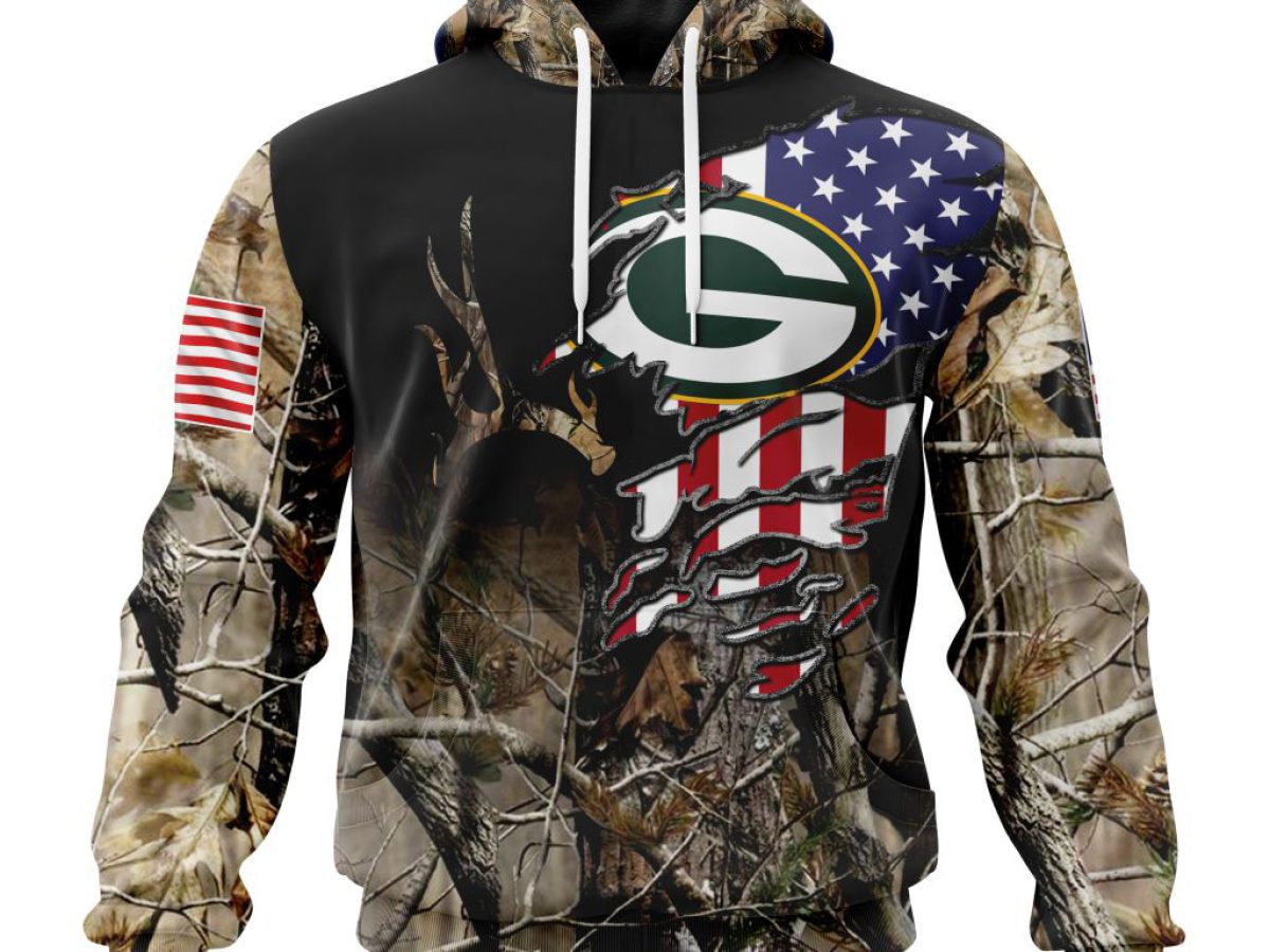 Green Bay Packers NFL Special Camo Realtree Hunting Personalized Hoodie T  Shirt - Growkoc