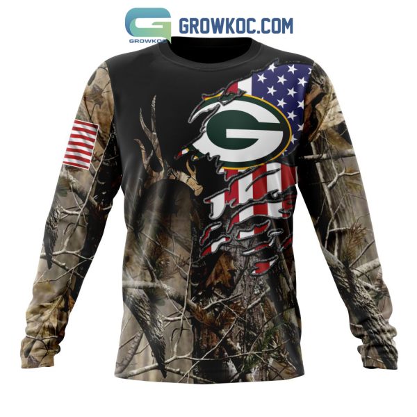 Green Bay Packers NFL Special Camo Realtree Hunting Personalized Hoodie T Shirt