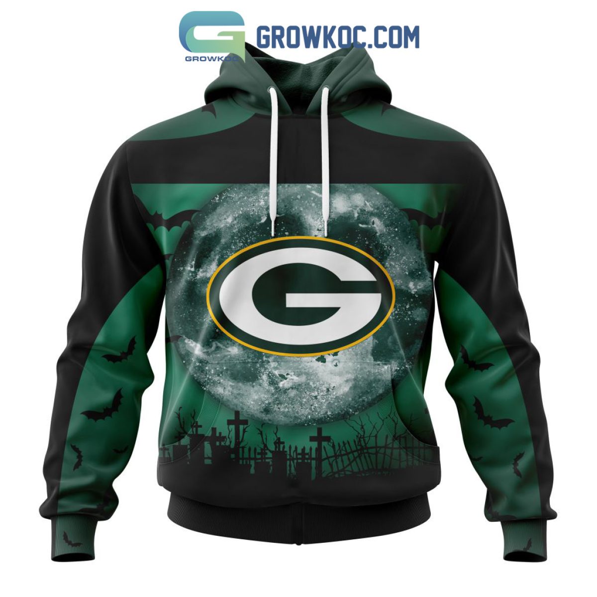 Green Bay Packers NFL Special Halloween Night Concepts Kits Hoodie